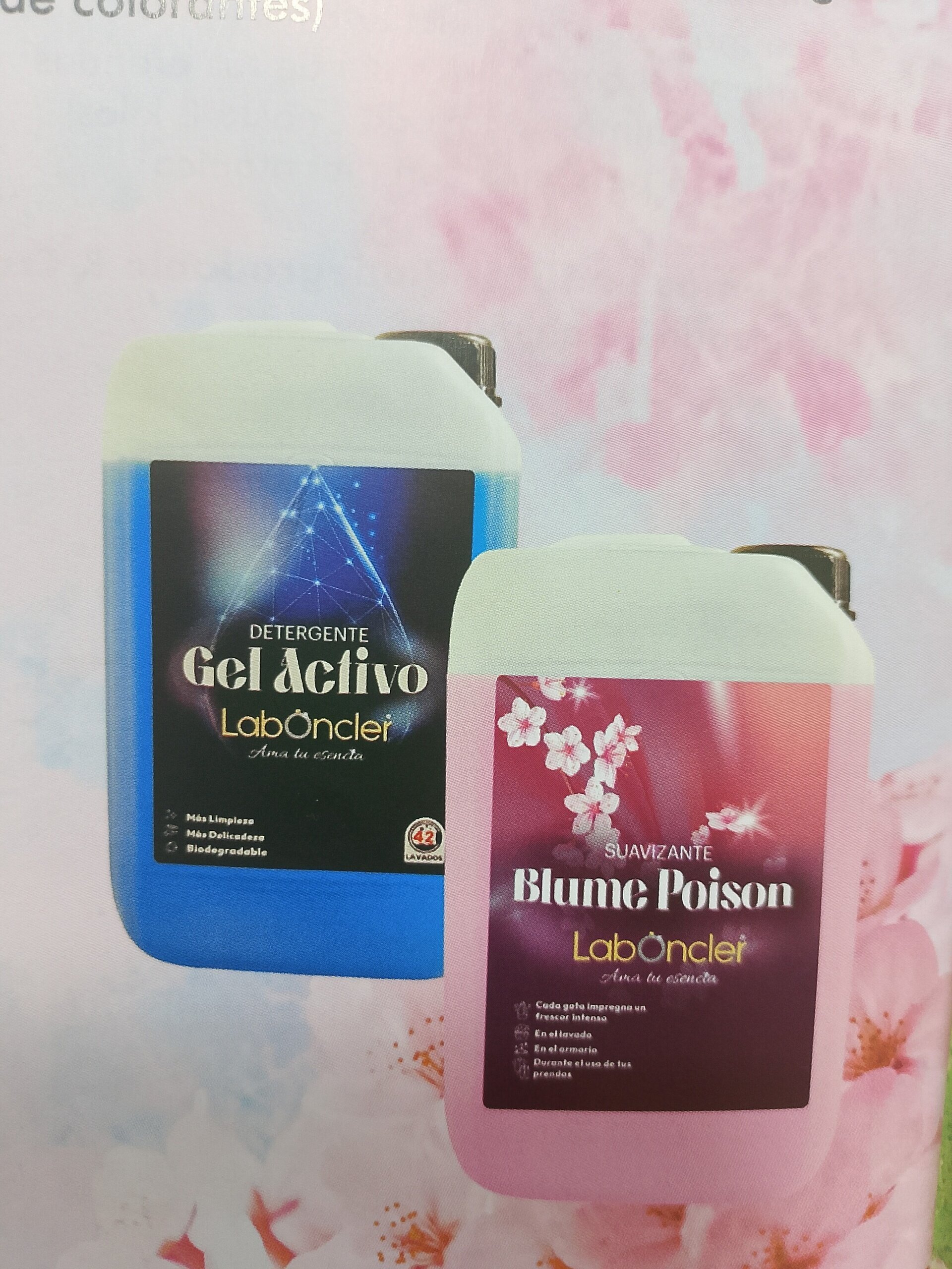 Pack detergente gel activo + suavizante - 1